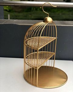 Présentoir à chocolat portable en métal avec structure pliable pour les arrangements et les expositions de desserts de voyage d'événements de restauration - Product Image 2