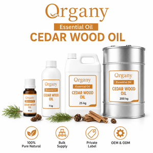Bulk Pure 100% Atlas Cedarwood Essential <b>Oil</b> Cedrus Atlantica Steam Distilled Wholesale Private Label OEM for <b>Diffuser</b> Perfumery - Product Image 1
