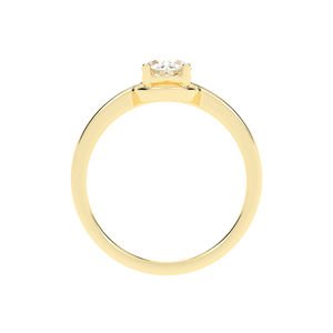 Bague en or 14 carats et 18 carats avec diamants cultivés en laboratoire-Bijoux de luxe durables pour toutes les occasions Bijoux pour femmes - Product Image 3