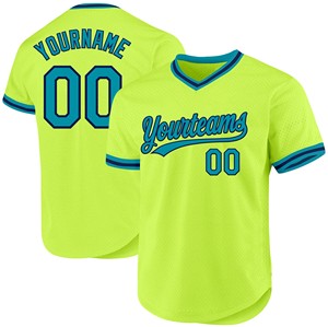 Maillot de baseball rétro personnalisé avec impression par transfert thermique, motif 3D, col en V, taille adulte unisexe, ajouter un nom et un numéro - Product Image 3
