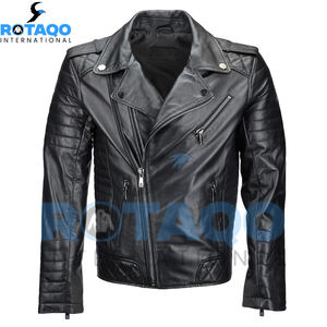 Wholesale Fashion <b>Men</b> Leather <b>Jacket</b> Fashion <b>Men</b> Leather <b>Jacket</b> High Quality Leather <b>Jacket</b> - Product Image 1
