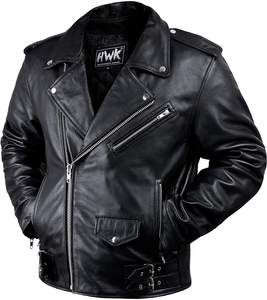 Veste en cuir décontractée de créateur de logo personnalisé pour hommes vente en gros de vestes vierges de grande taille pour hommes - Product Image 6