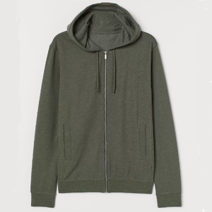 Jersey con capucha de ejercicio ajustado informal para hombre, cuello redondo, ropa de calle fina 300GSM, Sudadera con capucha sostenible elegante de gran tamaño - Product Image 3