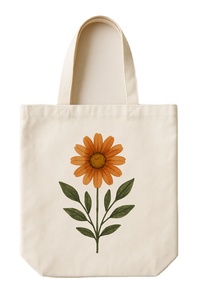 Sac fourre-tout en toile de coton recyclé, réutilisable, écologique, imprimé avec un logo personnalisé - Product Image 2