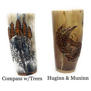 Vaso de Cuerno de Búfalo Estilo Vikingo Hecho a Mano para Beber Hidromiel, Cerveza, Cerveza Artesanal, Fiestas y Decoración, Especial de Navidad - Product Image 6