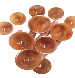 VENTE EN GROS NATURELLE FOLK CRAFTS GUÉRISON GEMSTONE CRISTAL SCULPTÉ ROUGE AVENTURINE 2 POUCES BOL EN CRISTAL D'AGATE ROUGE POUR LA DÉCORATION - Product Image 1