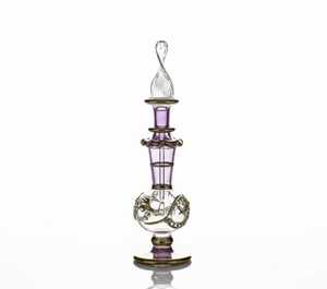 ขวดน้ำหอม Pyrex สไตล์อียิปต์เป่าด้วยมือสีทอง22K ทำด้วยมือสุดหรูขวดน้ำมันและน้ำมัน - Product Image 2