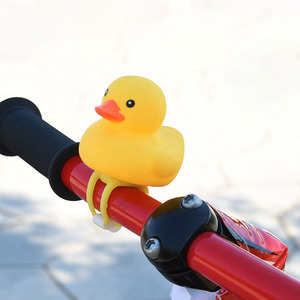 Nouveau Design mignon petit canard jaune vélo sonnette vélo <span class=keywords><strong>électrique</strong></span> <span class=keywords><strong>moto</strong></span> guidon canard avec bambou libellule casque - Product Image 3
