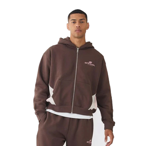 Nouveau style de survêtement surdimensionné pour hommes ensemble de jogging à capuche deux pièces fournisseur de gros personnalisé pour Gymwear et Streetwear - Product Image 3