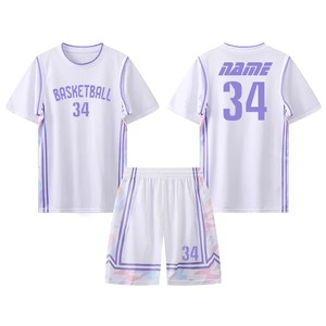 Conjuntos de Uniformes de Baloncesto Personalizados para Mujer, Ropa Deportiva Transpirable, Camisetas de Baloncesto de Entrenamiento para Jóvenes y Mujeres - Product Image 1