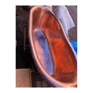 Bañera Independiente Moderna de Cobre con Función de Remojo, Ecológica y Duradera, Hecha en India - Product Image 5