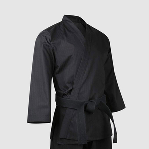 Uniforme de karaté d'entraînement pour adultes unisexe, respirant, personnalisable, en coton polyester de haute qualité, vêtements d'arts martiaux - Product Image 3