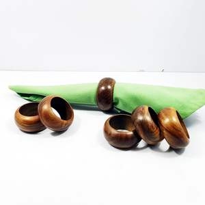 Servilletero ecológico duradero de madera de Acacia de Mango pulido de Color moderno, servilletero de mesa con logotipo personalizado para boda en stock - Product Image 3