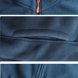 New Arrived Men's Light <b>Weight</b> High Durability Winter Wool Fabric Fleece Jackets <b>Stand</b> Hood Professional Custom High Street - Product Image 6
