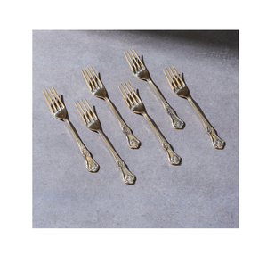 Tenedor de latón, 2 piezas, cubiertos y tenedor de latón, cuchara, mango atractivo, Diseño Artesanal, tenedor de latón a un precio razonable - Product Image 5