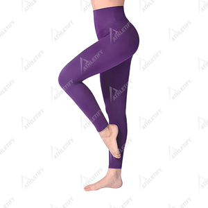 Pantalons d'entraînement de gymnastique taille haute pour femmes Leggings de yoga élastiques extensibles respirants taille moyenne imprimés fournisseur de vêtements de sport en gros - Product Image 1