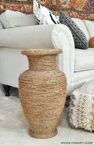 Cesta de maceta de ratán de Diseño Artesanal, decoración interior y balcón, macetas, Mini contenedores de plantas - Product Image 4