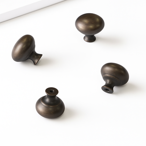 Tirador de Pomo de Hongo Contemporáneo de Aleación de Zinc Ecológico y Duradero, Fácil Instalación para Gabinetes y Cajones - Product Image 2