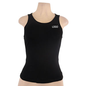 Custom Women's Breathable <b>Yoga</b> Tank Tops Sleeveless Ribbed Racerback Blouse Eco-Friendly Cotton Vest - Product Image 1