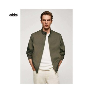 Blouson aviateur uni imperméable en polyester brodé Veste tendance pour hommes - Product Image 5