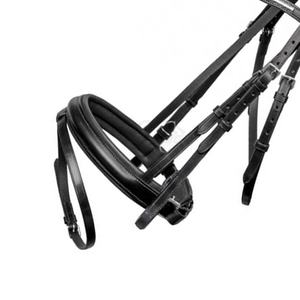 Brida de Cuero Vacuno de Alta Calidad para Caballo, Cincha Ecuestre Occidental, Equipo de Carreras, Color Negro Marrón, Brida de Latón Duradera - Product Image 3