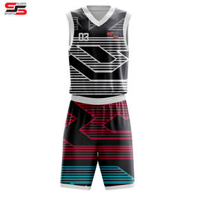 Nueva camiseta de baloncesto de sublimación de nombre de equipo personalizado de alta calidad para hombres, Kit de uniforme de baloncesto de malla informal personalizado para jóvenes - Product Image 5