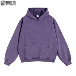 OEM personalizado Unisex Fleece Hoodie de doble cara Logo estampado bordado Hip Hop Streetwear Anti-encogimiento de los hombres y las mujeres de moda - Product Image 5