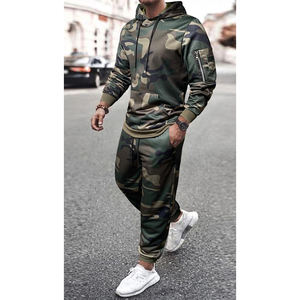 Venta al por mayor de diseño personalizado transpirable de talla grande de los hombres de verano de 2 piezas chándal para ropa de gimnasio - Product Image 1