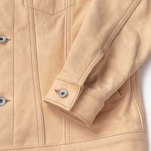 Chaqueta de invierno para hombre de diseño superior con cuello levantado manga completa 100% cuero de alta calidad personalizable precio razonable - Product Image 3