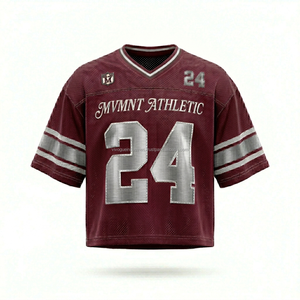 Maillots de football américain personnalisés, coupe ample, uniforme sportif en mesh, fournisseur OEM en gros - Product Image 3