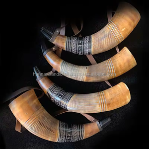 Exclusiva Oferta Especial: Jarra de Cerveza de Cuerno de Búfalo Orgánico Natural, Diseño Vikingo, Portátil, Pulido, Estilo Animal - Product Image 3