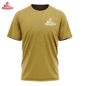 Venta al por mayor 100% puro algodón hombres camiseta personalizable manga corta verano corte suelto de talla grande colores sólidos de punto - Product Image 1