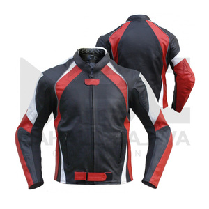 Vestes de moto en cuir fabriquées par des professionnels, vêtements de sport respirants et coupe-vent, logo personnalisé, prix bas - Product Image 1
