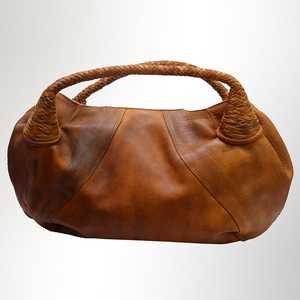 กระเป๋าสะพายไหล่หนังคุณภาพพรีเมี่ยมกระเป๋าโรงอาหารหนังวัวลายดอกไม้ตะวันตกกระเป๋าสตรีสไตล์โบฮีเมียนกระเป๋าถือเครื่องมือช่าง - Product Image 3