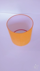 Abat-jour de table en forme de cône en tissu de lin de luxe moderne, fait à la main, avec revêtement en poudre, pour salon ou hôtel - Product Image 2