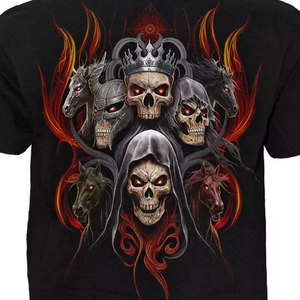 Camiseta de tela de alta calidad de estilo de impresión único Diseño gráfico personalizado con Camiseta de cuello redondo para el verano - Product Image 5