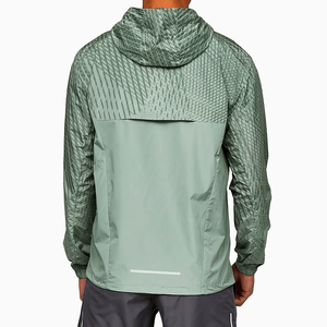 Veste d'hiver imperméable à capuche de qualité supérieure pour hommes avec logo frontal, design respirant, personnalisable, vente en gros - Product Image 2