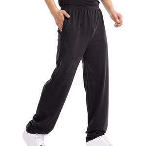 Streetwear à logo personnalisé Pantalon de jogging empilé de taille personnalisée avec poches cargo pour hommes Pantalon empilé de couleur unie - Product Image 1