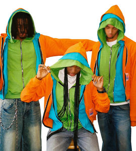 Fabricants de sweats à capuche zippés sur mesure pour hommes, streetwear, coupe courte, délavage acide, style boxy, triple épaisseur, poids lourd - Product Image 6