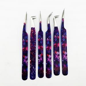 RMI Best-seller pince à épiler professionnelle en acier inoxydable pour cils en papier art pince à épiler pour extension de faux cils et logo personnalisé - Product Image 1