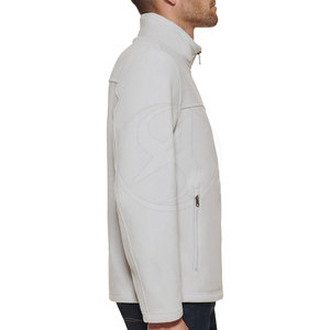 Veste polaire d'hiver pour homme, de qualité supérieure, avec col montant, logo sur le devant, 100% coton, personnalisable, imperméable, respirante, pour l'extérieur - Product Image 3