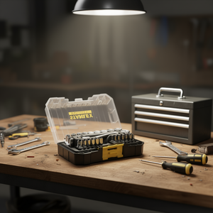 Portaherramientas de trinquete Stanley Pro-Stack de 1/4'' con brocas pequeñas (37 piezas) Juego de brocas y llaves de vaso - Product Image 3