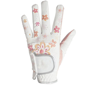 Guante de golf para hombre con marcador magnético 1 pieza zurdo Premium suave, | Guante de golf blanco reemplazable piel de oveja - Product Image 1