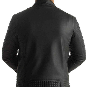 Chaquetas de Cuero de Invierno para Hombre, Personalizadas, de Alta Calidad, Transpirables, Impermeables, Resistentes al Viento, Ecológicas, con Diseño de Cremallera Frontal - Product Image 2