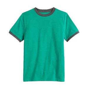 Qualité supérieure grande taille Fitness T-Shirt pour garçons confort Fit court été vêtements de sport Logo brodé Unique Animal tricoté - Product Image 5