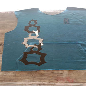 Ensemble de sweat-shirts en coton lourd pour hommes, sweat-shirt ample et court, logo imprimé à l'écran, coupe régulière, pantalon évasé, ensemble de survêtement deux pièces - Product Image 2