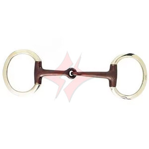 High Quality Korsteel Stainless Steel Gold Eggbutt Snaffle <b>Bit</b> breeches Durable Stainless Steel Western Dutch <b>Gag</b> <b>Bit</b> Premium - Product Image 1