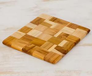 H.M.A Artisanat Mini planche à découper en bois d'olivier artisanal Plateau de service rustique pour fromage, fruits et pain - Product Image 3