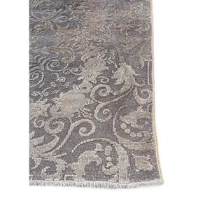 Alfombra Rectangular Grande de Lana y Seda Anudada a Mano en Verde Azalea, Estilo Boho, para Sala de Estar, Pasillo, Modelo Pae-6168 - Product Image 4