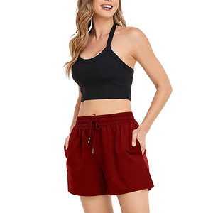 Pantalones cortos de chándal de verano para mujer Pantalones cortos de mujer de aspecto moderno para trajes casuales y de calle - Product Image 4